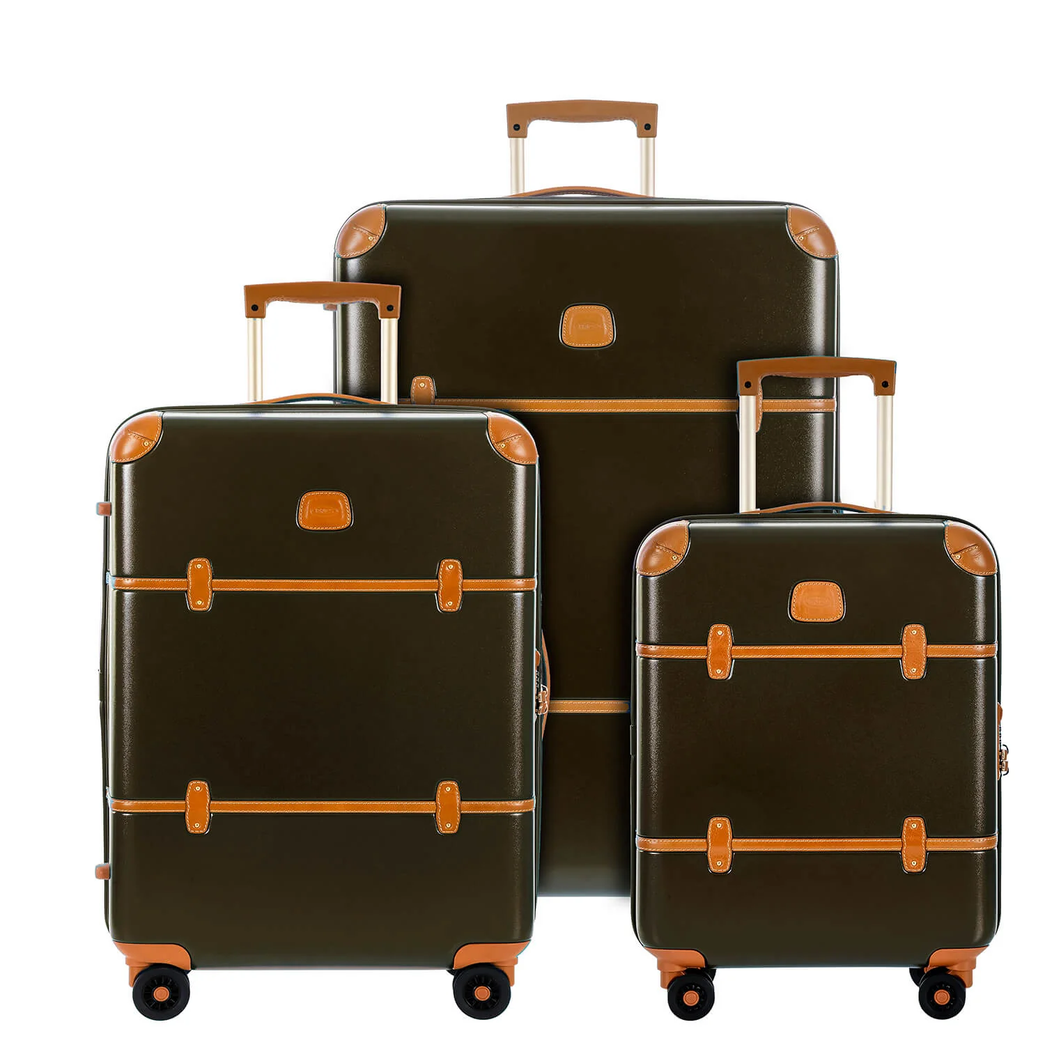 Saleys Travel Bags Brics: Bellagio 3 Piece Set - Olive