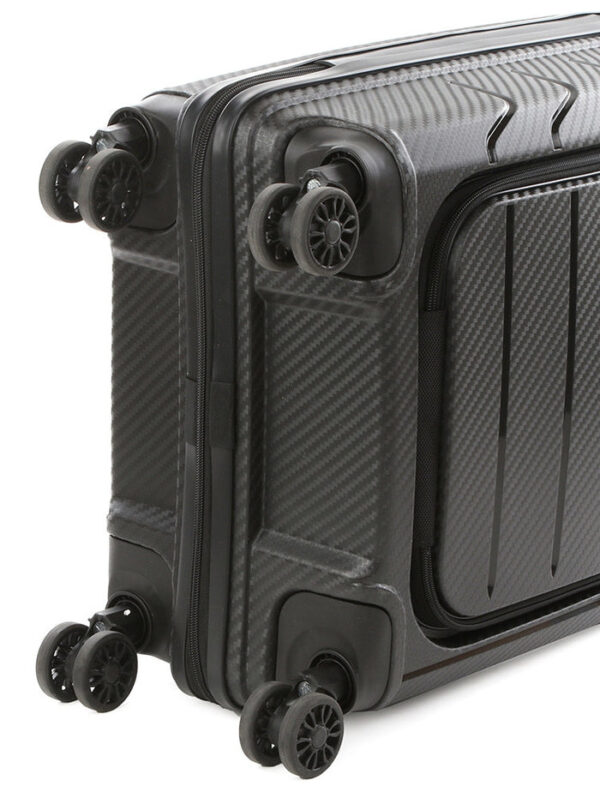 Cellini Microlite 55cm Business Laptop Usb Trolley 17.3" Charcoal Grey - Image 4