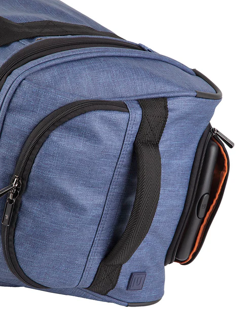 Saleys Travel Bags Cellini Origin 75cm Duffle on Wheels Denim Blue - Image 3