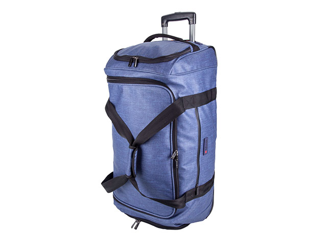 Saleys Travel Bags Cellini Origin 75cm Duffle on Wheels Denim Blue