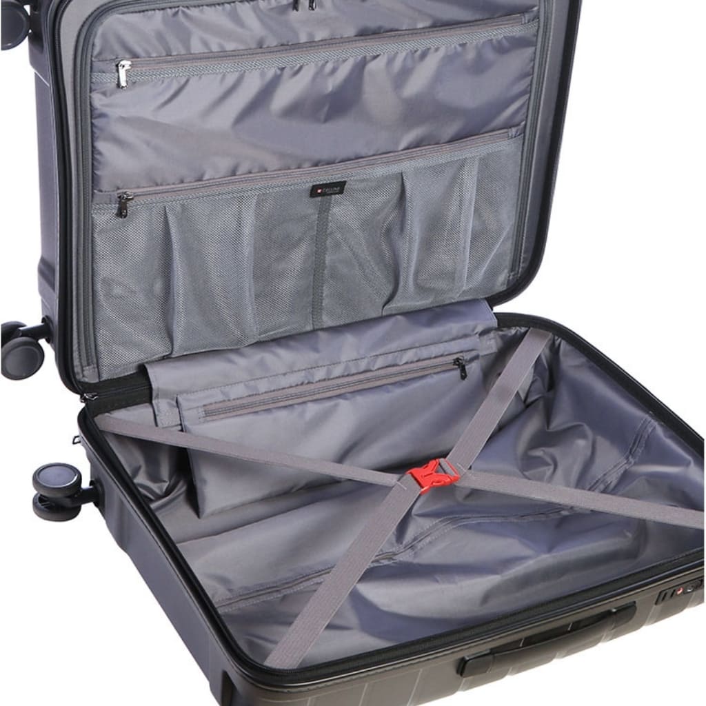 Saleys Travel Bags Cellini Microlite 55cm Spinner Charcoal - Image 2
