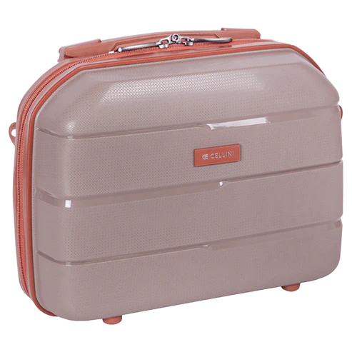 Cellini Spinn beauty case -mink/tan