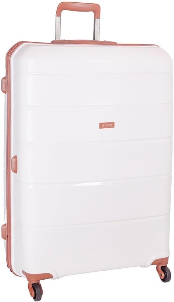 Saleys Travel Bags Cellini Spinn 75cm -white/tan