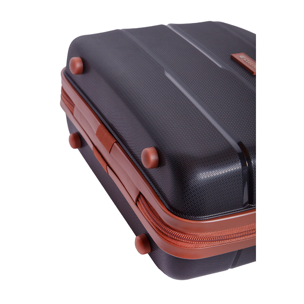 Saleys Travel Bags Cellini Spinn beauty case -black/tan - Image 2
