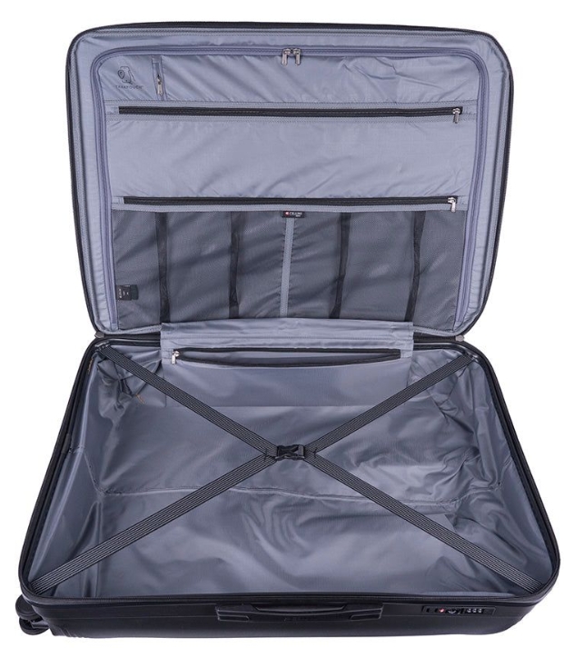 Saleys Travel Bags Cellini Qwest 75cm Check-in Spinner - Black - Image 4