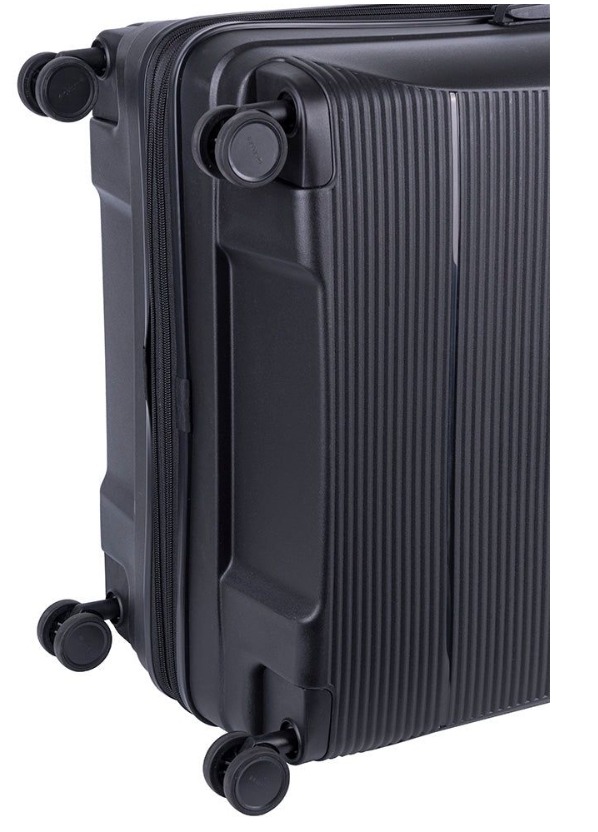 Saleys Travel Bags Cellini Qwest 75cm Check-in Spinner - Black - Image 2