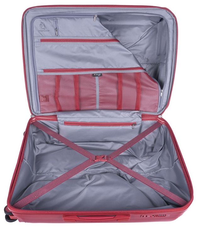 Saleys Travel Bags Cellini Qwest 65cm red Trolley Case - Image 4