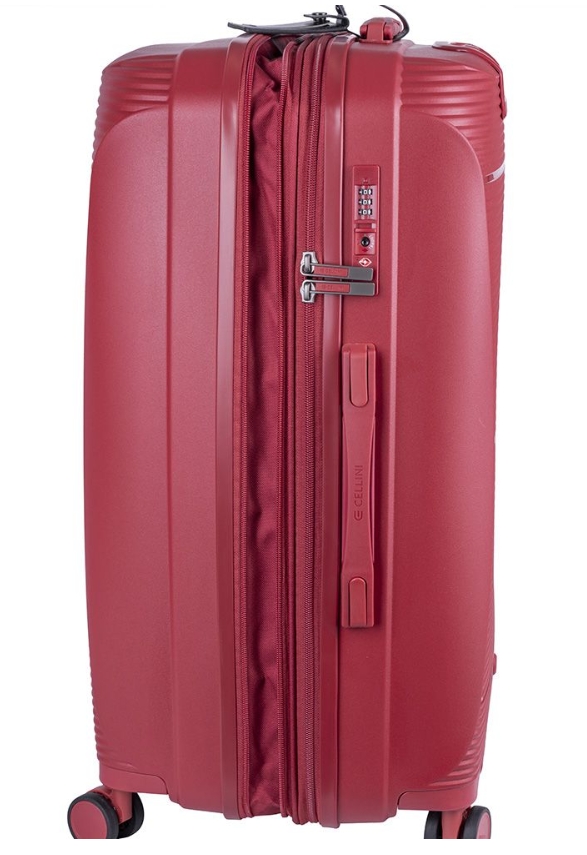 Saleys Travel Bags Cellini Qwest 65cm red Trolley Case - Image 3