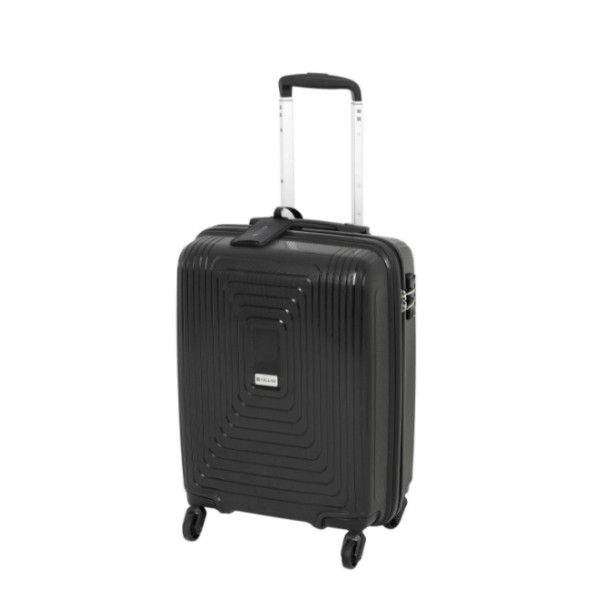 Cellini Flexilite 55cm 4 Wheel Carry On-black