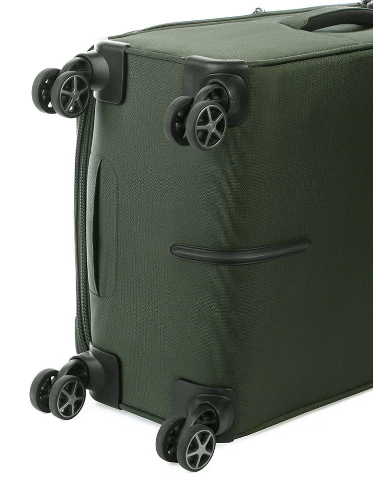 Saleys Travel Bags Cellini Optima 68cm 4 Wheel Trolley Case Green - Image 3
