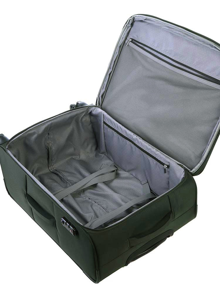 Saleys Travel Bags Cellini Optima 68cm 4 Wheel Trolley Case Green - Image 2