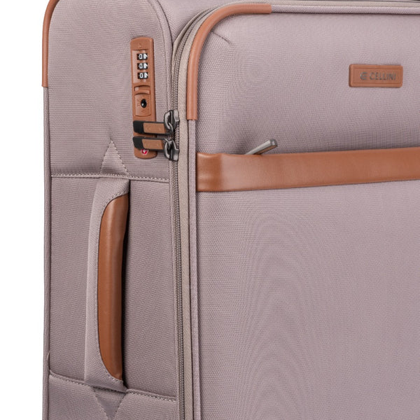 Saleys Travel Bags Cellini Monte Carlo 690mm 4 Wheel Trolley Case -Mink - Image 2