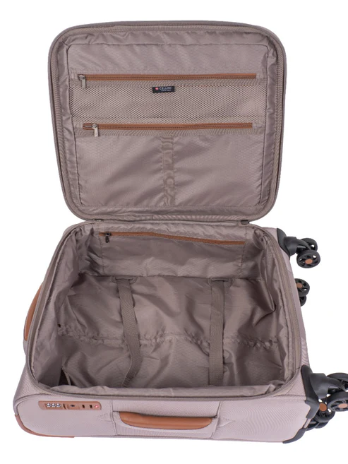 Saleys Travel Bags Cellini Monte Carlo 530mm 4 Wheel Carry On -Mink - Image 4