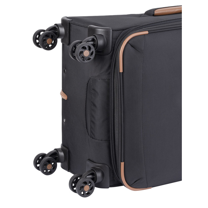 Saleys Travel Bags Cellini Monte Carlo 690mm 4 Wheel Trolley Case -Black - Image 3