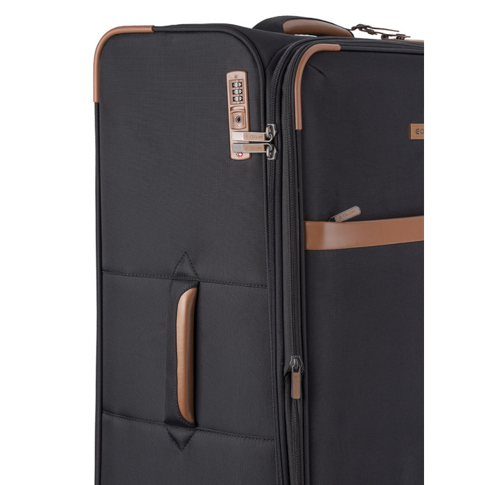 Saleys Travel Bags Cellini Monte Carlo 770mm 4 Wheel Trolley Case -Black - Image 3