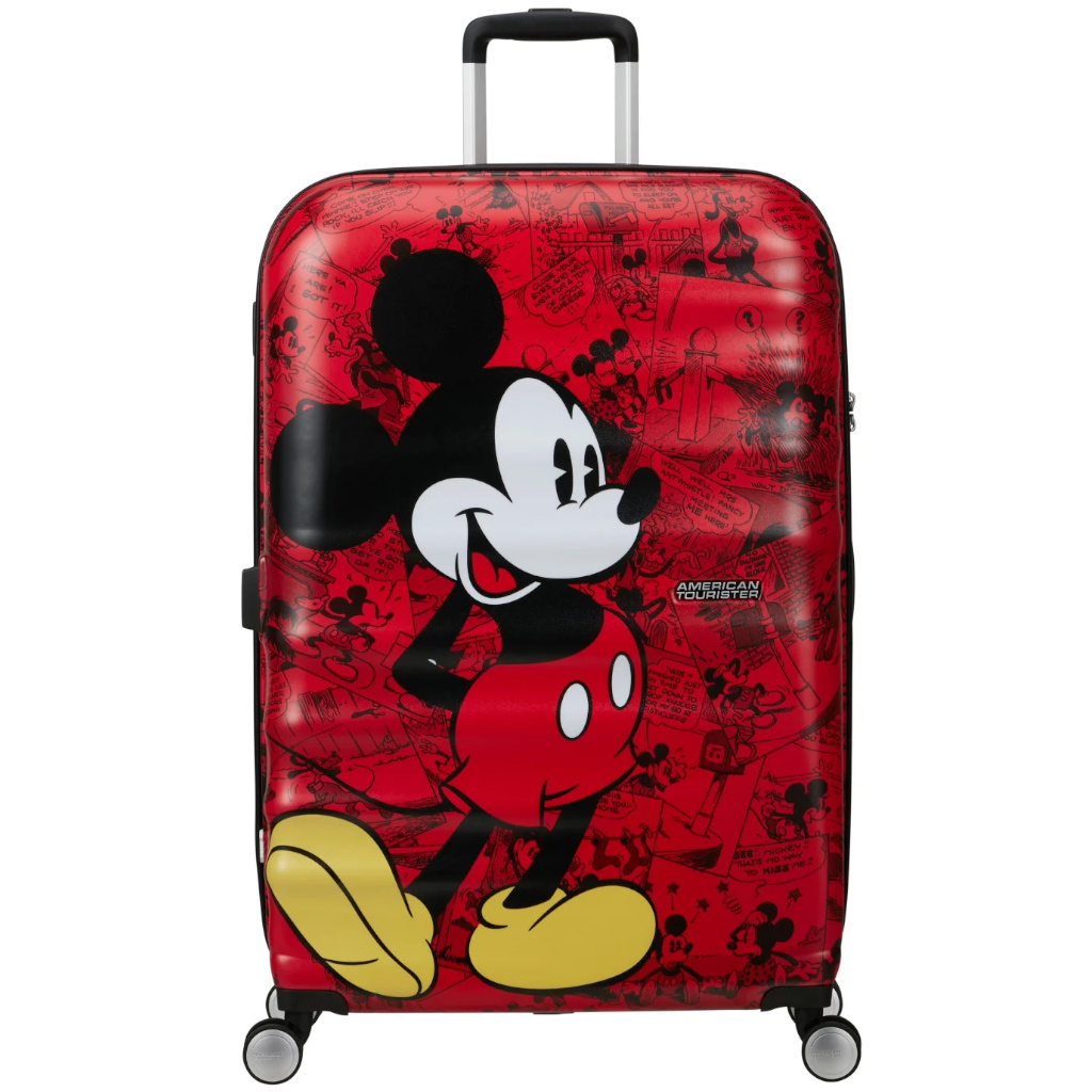 Saleys Travel Bags Kids American Tourister Disney Wavebreaker Mickey Comics -77cm