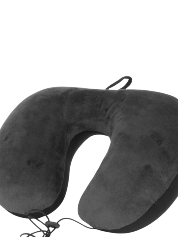 Cellini Accessories Suede Microbeads Travel Pillow Black