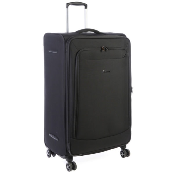 Cellini Optima 78cm 4 Wheel Trolley Case -Black