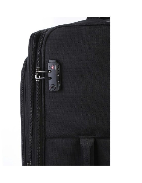 Saleys Travel Bags Cellini Optima 55cm 4 Wheel Cabin Trolley Black - Image 3