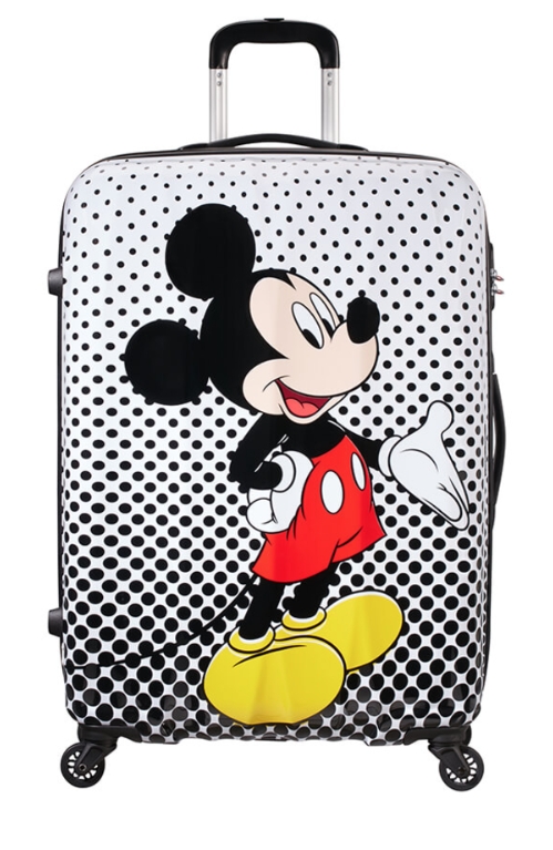 Kids American Tourister Disney Mickey Alfatwist Polkadot -65cm