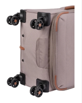 Saleys Travel Bags Cellini Monte Carlo 690mm 4 Wheel Trolley Case -Mink - Image 3