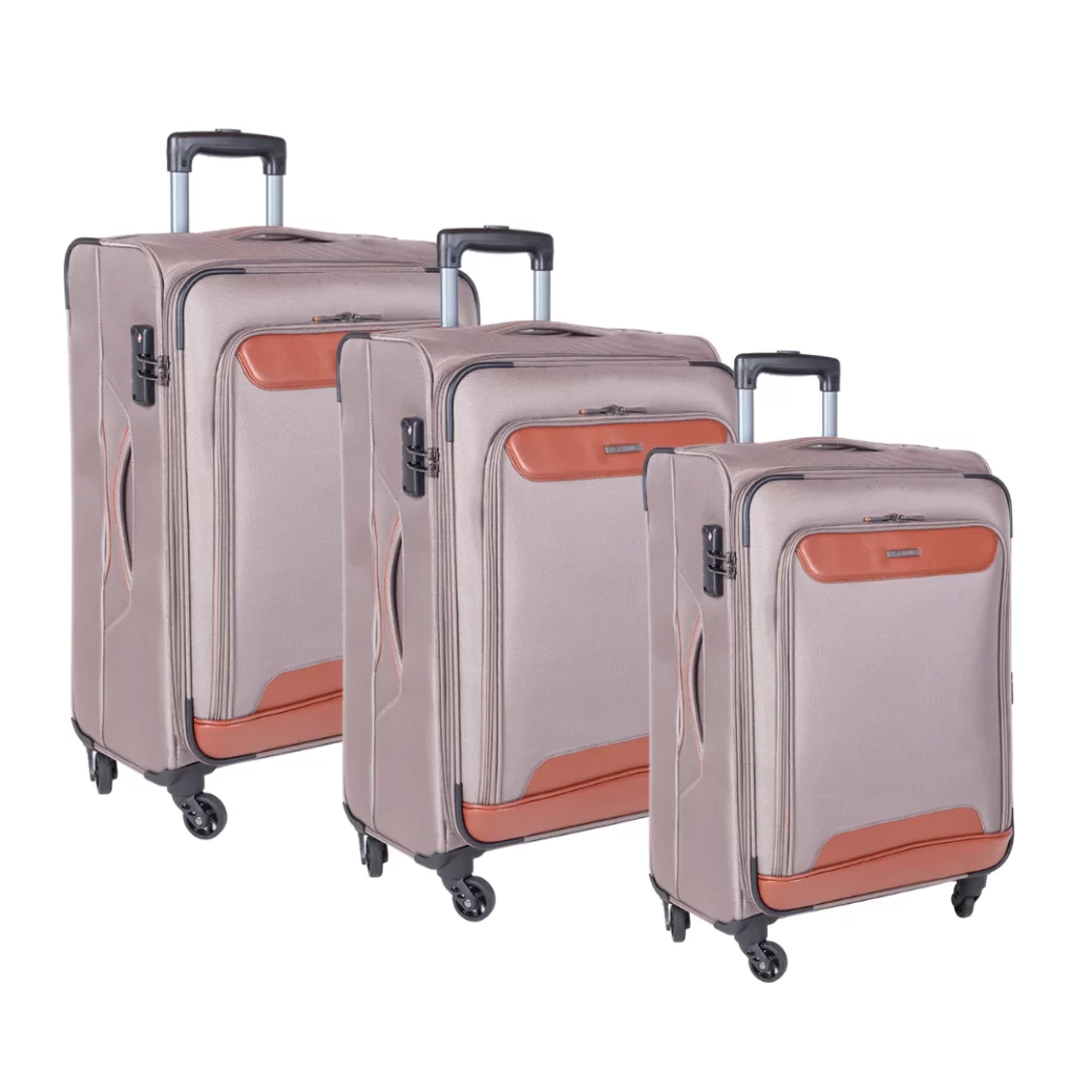 Cellini Monte Carlo 3 Piece Luggage Set -Mink