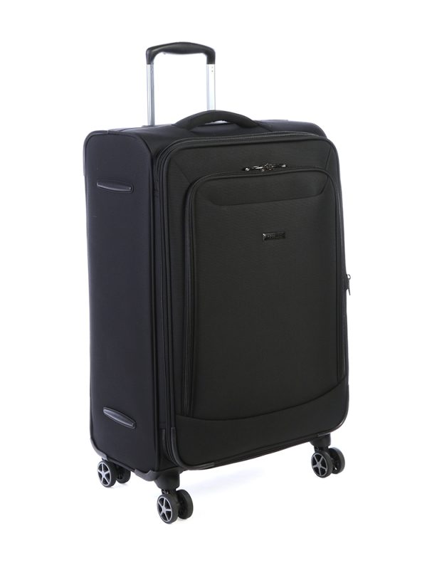 Cellini Optima 68cm 4 Wheel Trolley Case Black