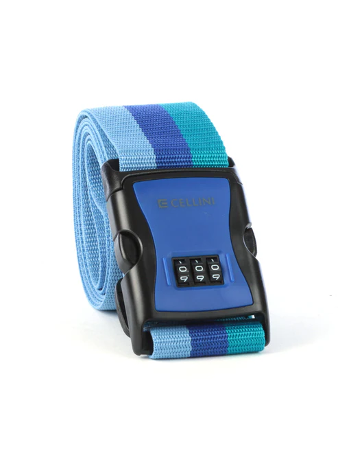 Cellini Accessories Luggage Strap Combo Lock
