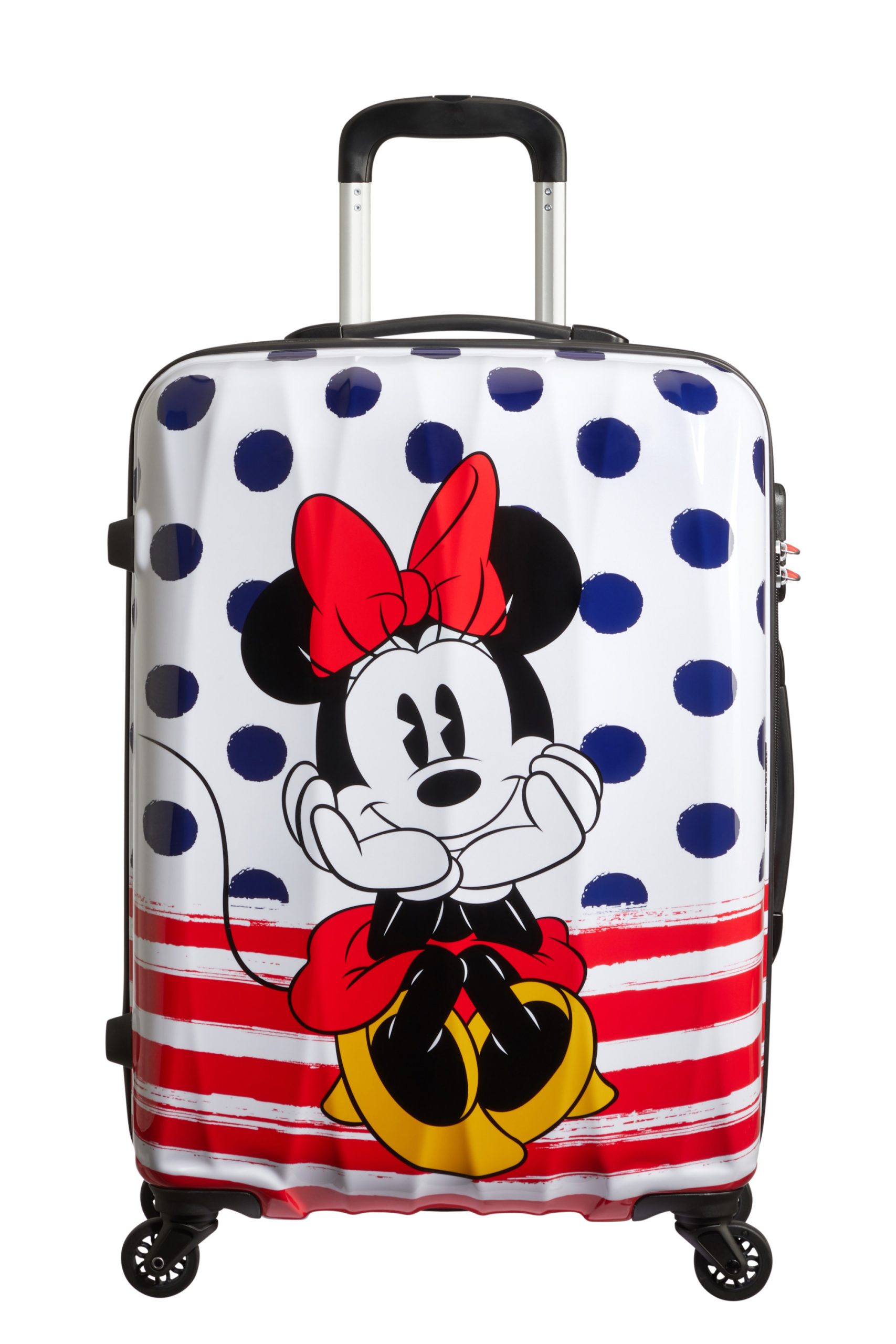 Saleys Travel Bags Kids Disney Legends Spinner Alfatwist 65cm -minnie blue dots