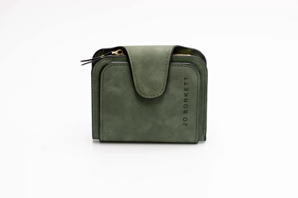 JO BORKETT SMALL BI FOLD - OLIVE