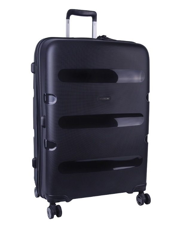 Saleys Travel Bags Cellini Cruze 750mm 4 Wheel Trolley Case -black