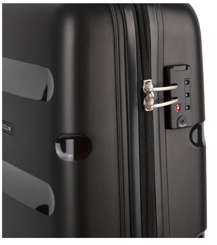 Saleys Travel Bags Cellini Cruze 550mm 4 Wheel Trolley Case -Black - Image 2