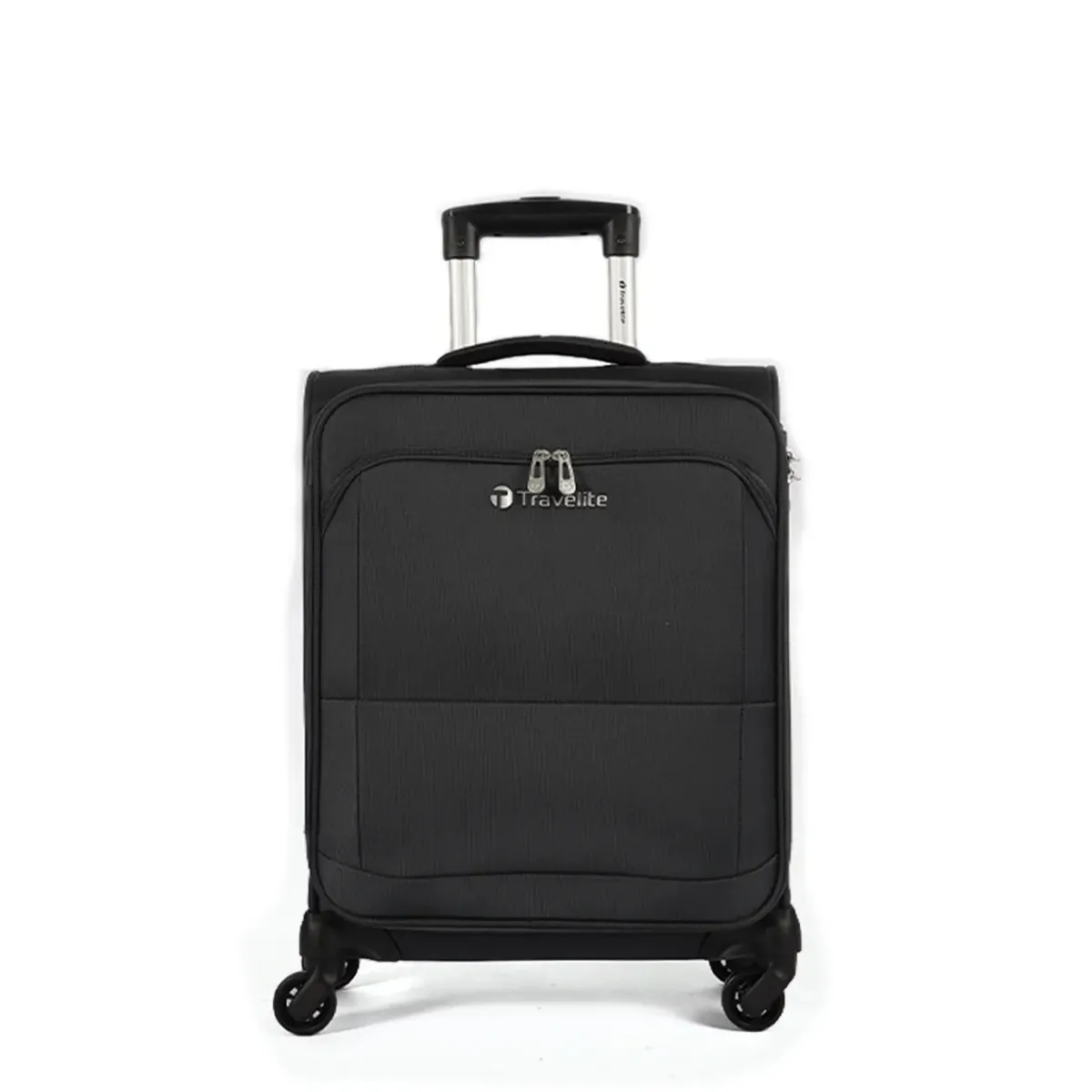 Saleys Travel Bags TRAVELITE FLASH 54CM CARRY ON TROLLEY CASE -BLACK