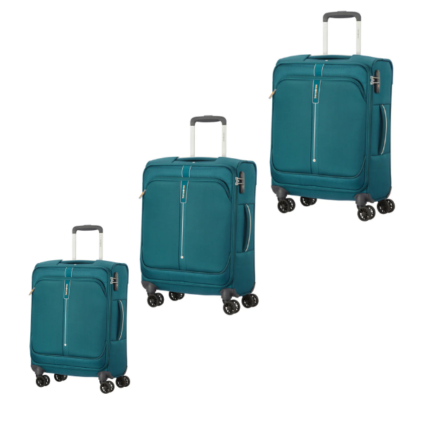 SAMSONITE POPSODA 3 PIECE SET -TEAL