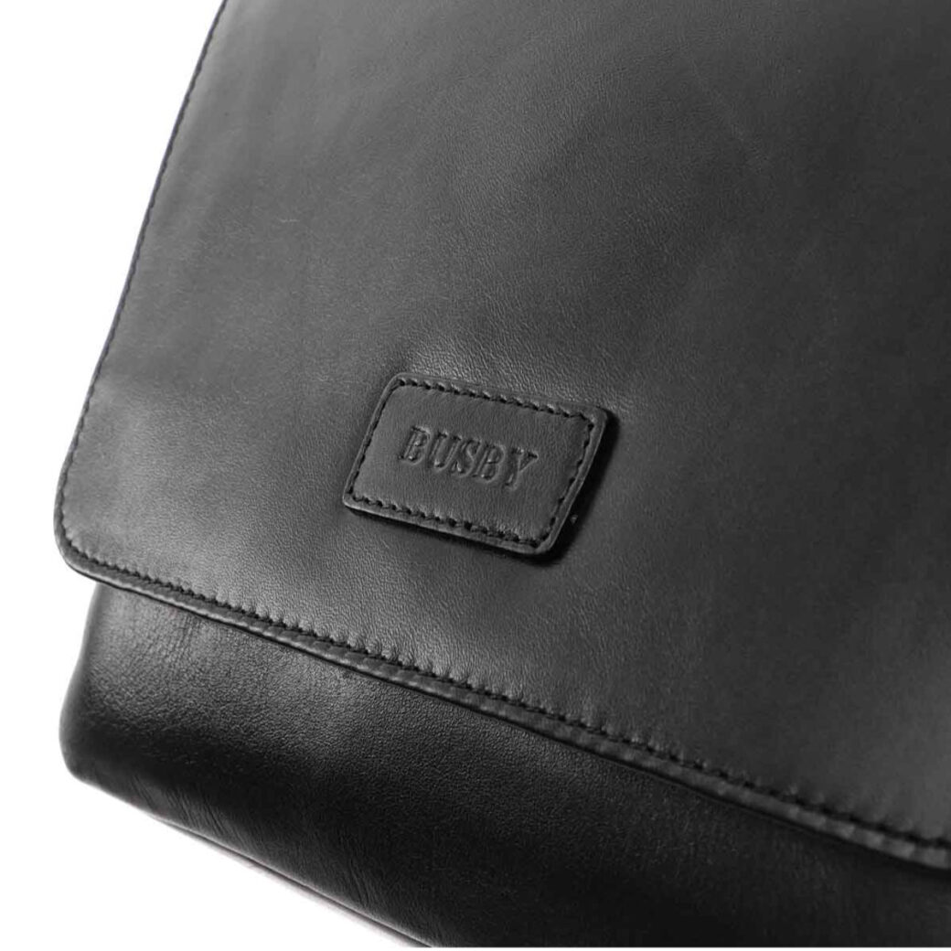 BUSBY JACKIE FLAPOVER CROSSBODY BAG -BLACK - Image 7