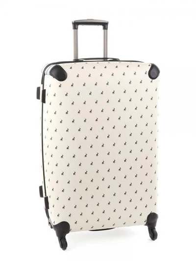 Polo Double Pack 4 Wheel Large Trolley Case -beige