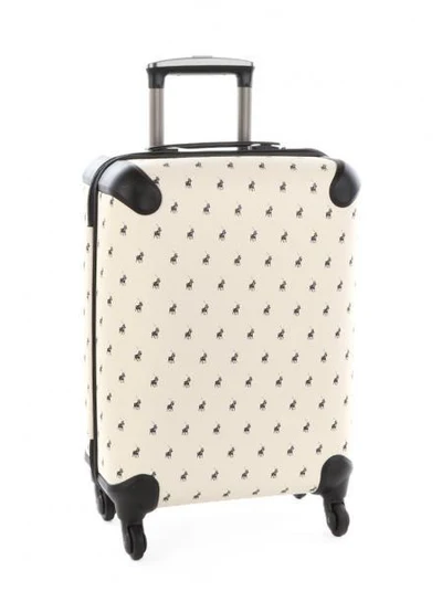 Polo Double Pack 4 Wheel Medium Trolley Case -beige