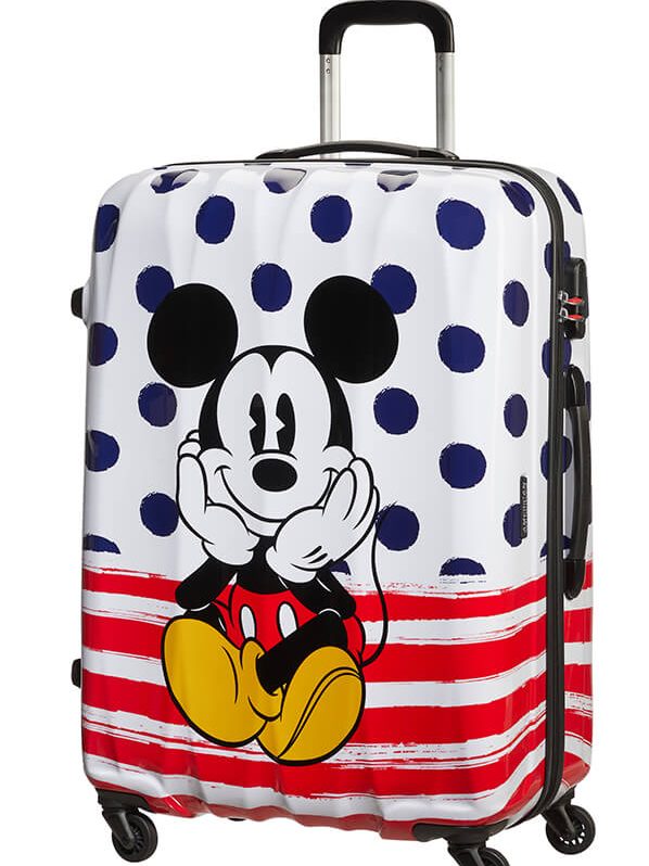 kids Disney Legends Spinner Alfatwist 75cm -MICKEY BLUE DOTS