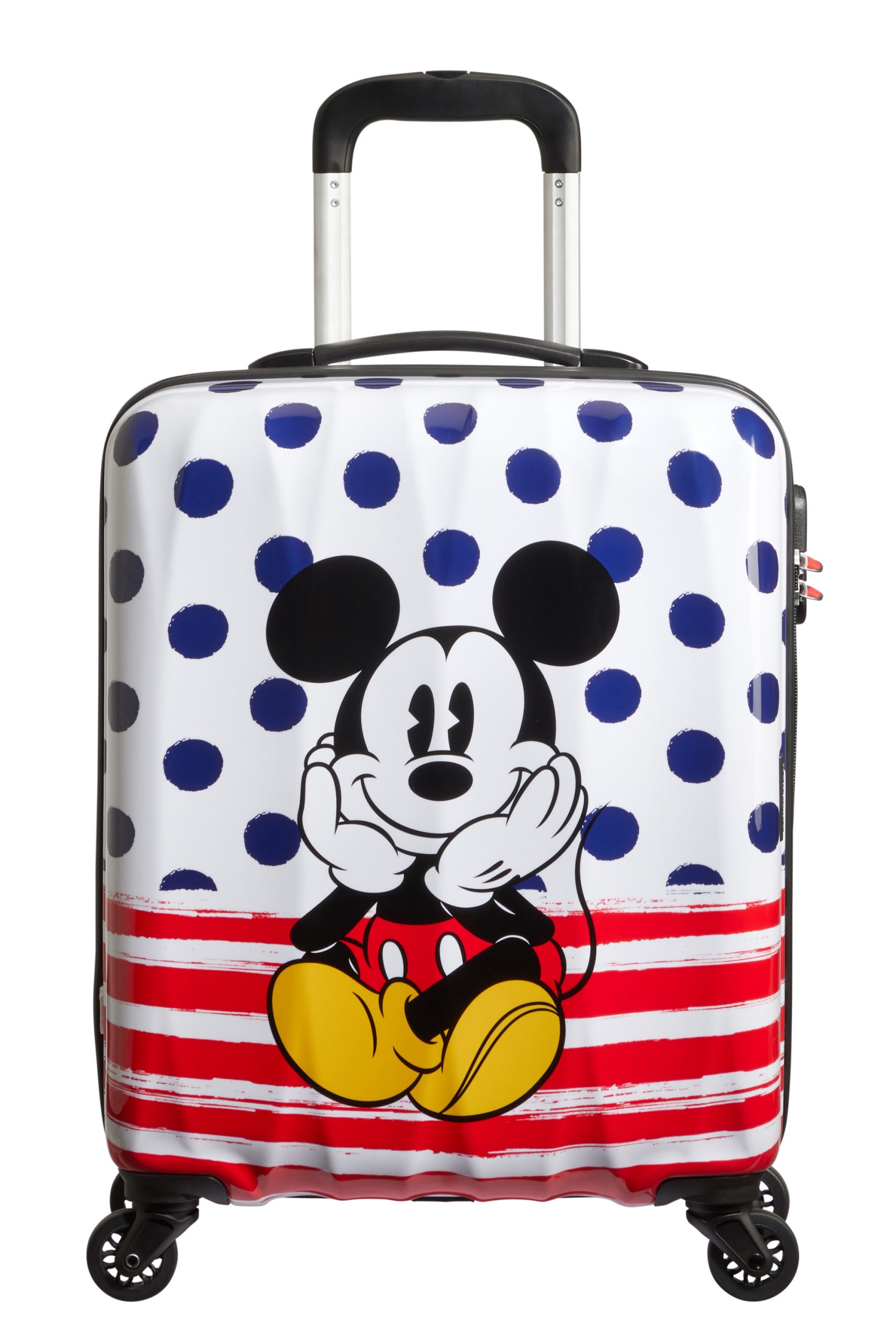 Saleys Travel Bags kids Disney Legends Alfatwist Spinner 2.0 55cm -MICKEY BLUE DOTS