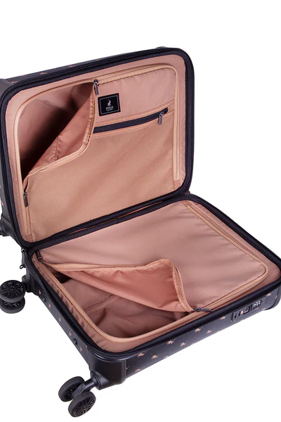 Saleys Travel Bags Polo Double Pack 4 Wheel Carry On 55cm Trolley -black - Image 3