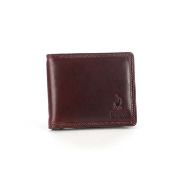 Polo Kenya Billfold with Coin Section -Brown