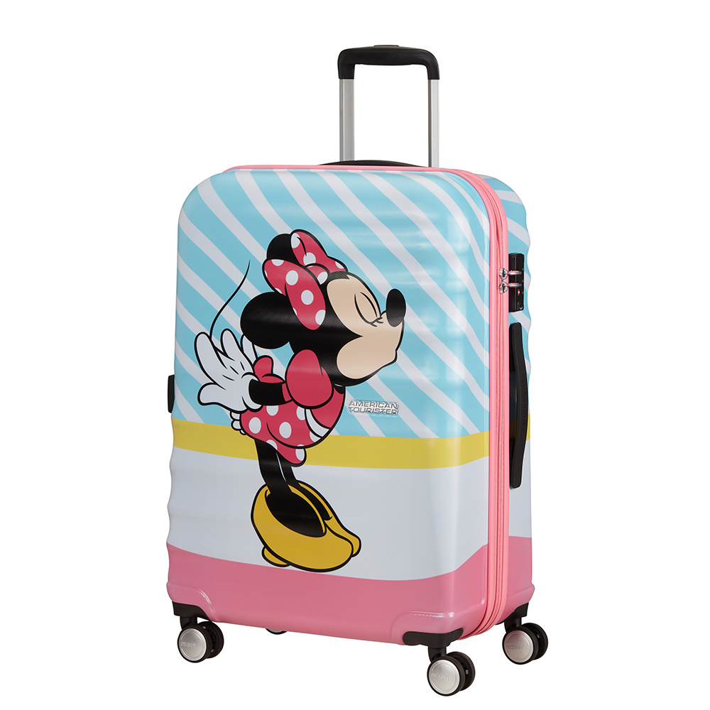 Saleys Travel Bags Kids Wavebreaker Disney 4-wheel 67cm medium Spinner suitcase -Minnie Kiss - Image 4
