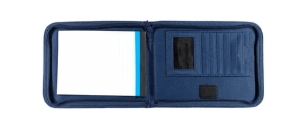 Saleys Travel Bags A5 ZIP AROUND FOLDERS -NAVY - Image 2