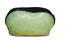 PVC TOILETRY BAG-GREEN