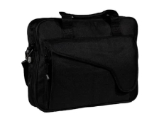 LAPTOP BAG WITH SHOULDER STRAP-BLACK