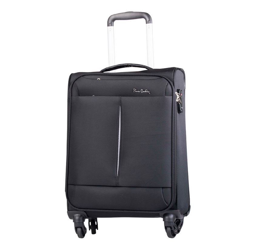 Saleys Travel Bags Pierre Cardin Ultralight 3 Piece Trolley Luggage Set - Black - Image 2