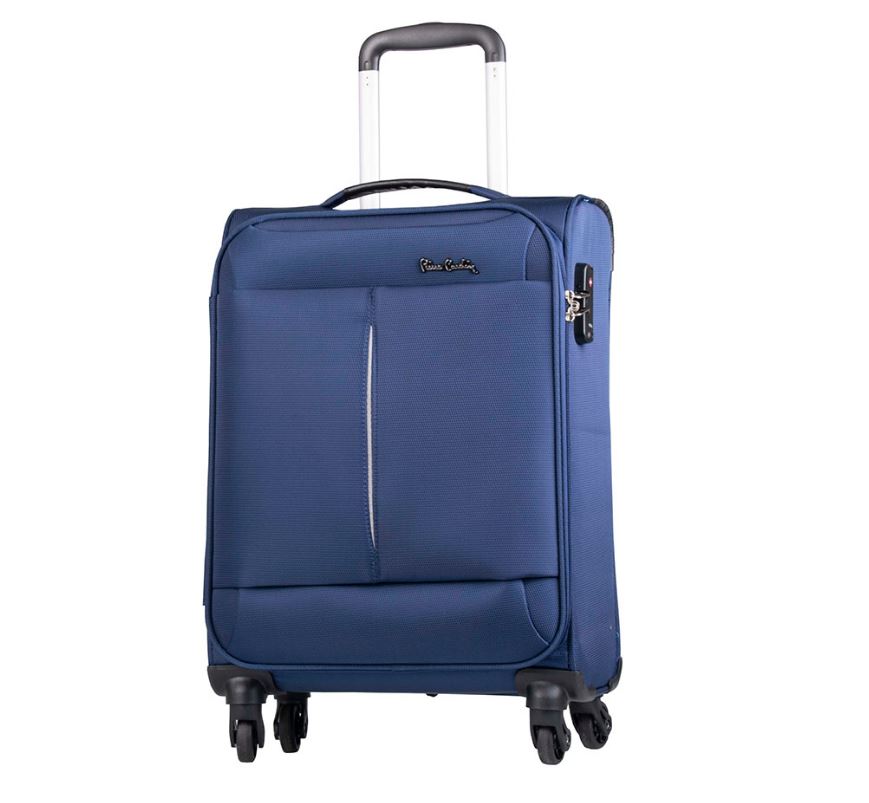 Saleys Travel Bags Pierre Cardin Ultralight 3 Piece Trolley Luggage Set - Blue - Image 2