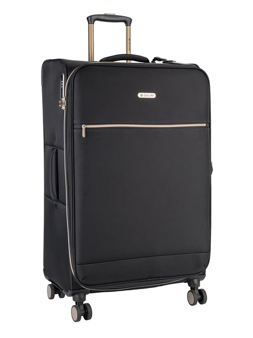 Cellini Allure Large 4 Wheel Trolley Case -Black