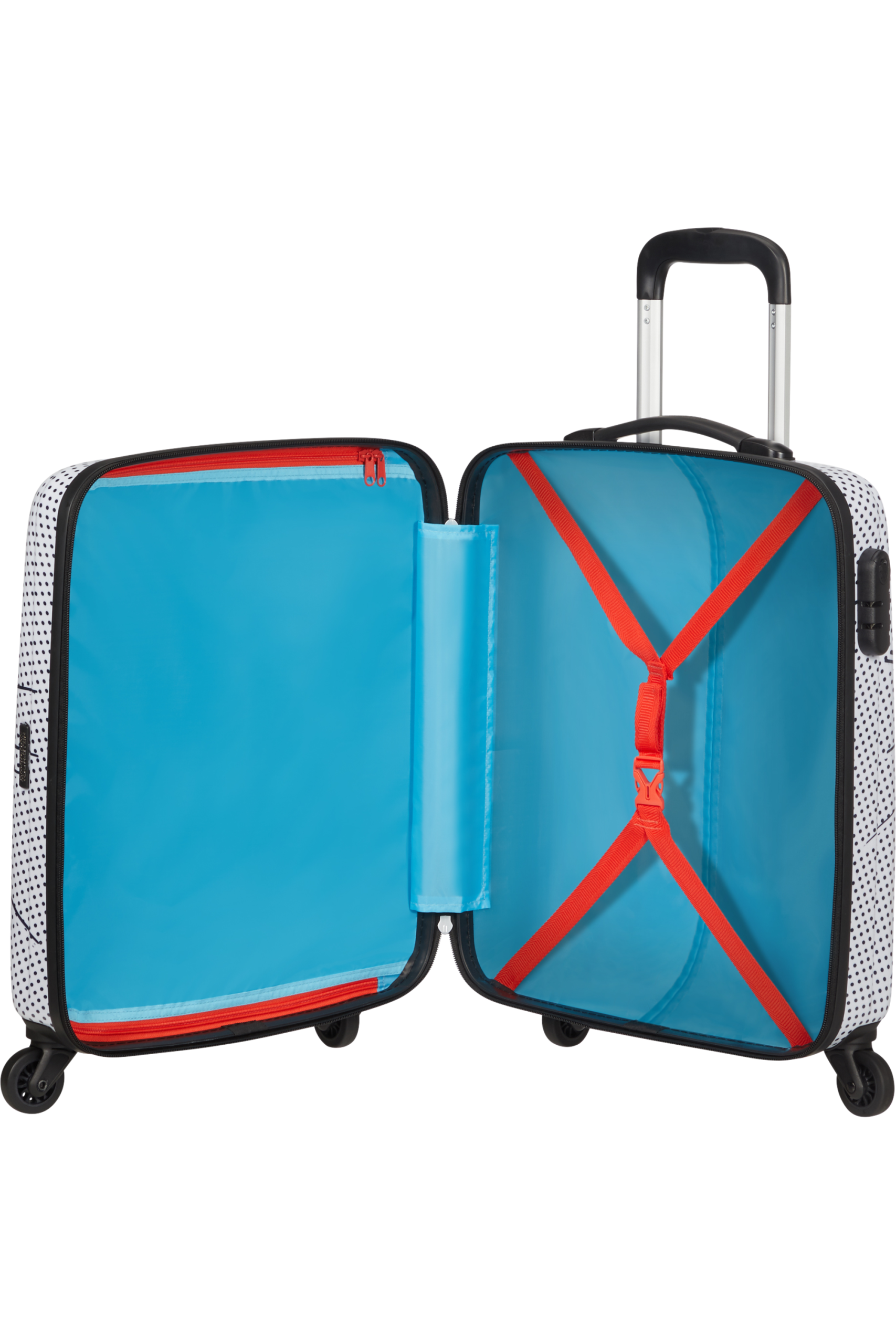 American Tourister Marvel Legends 4-wheel cabin baggage Spinner suitcase 55cm| captain america pop art - Image 4