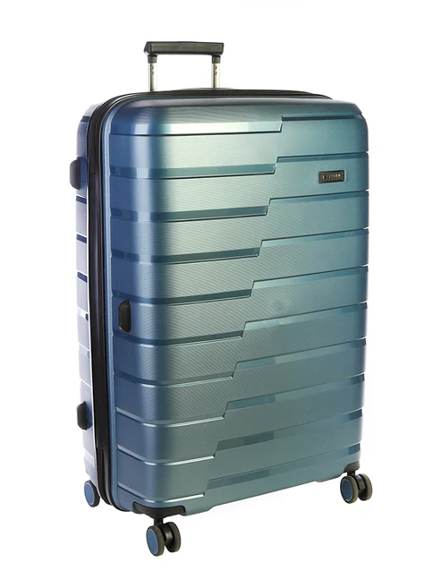 Cellini Microlite Large 4 Wheel Trolley Case -Blue
